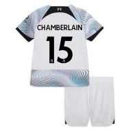 Liverpool Chamberlain #15 Udebanesæt Børn 2022-23 Kortærmet (+ Korte bukser)